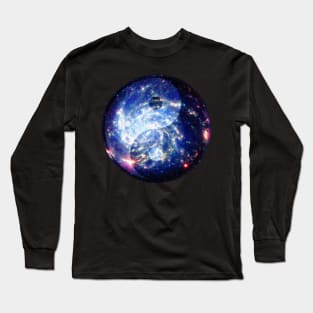 The Yin Yang Energy Swirl Long Sleeve T-Shirt